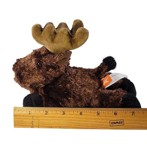 Wild Republic Plush Moose Toy, 7 Inch Stuffed Animal Brown Tan Very Soft - Picture 5 of 15